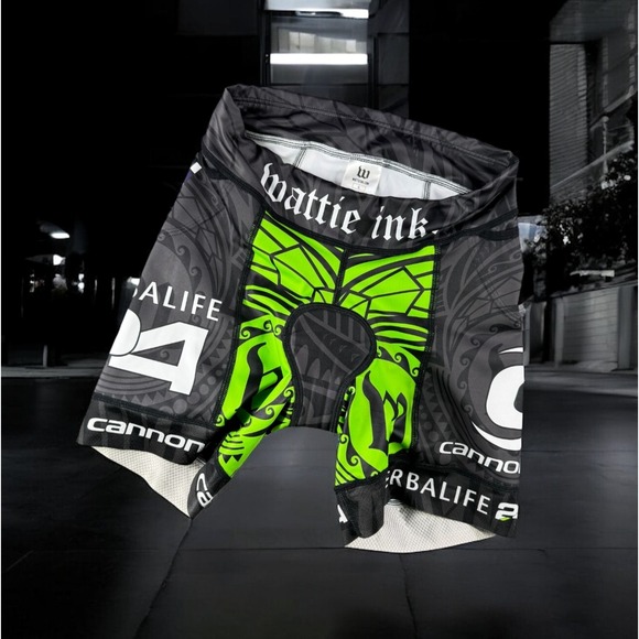 Wattie Ink Small Cycling Shorts Women StreetJackson GoPro Cannondale NWOT Padded - Picture 1 of 11